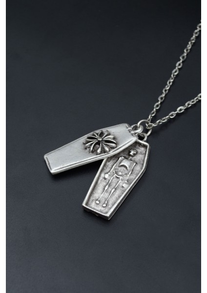 Tabut - İskelett Düz Zincir Kolye modelleri