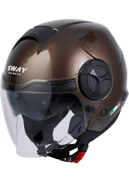 Sw 737 Kahverengi Yarım Kask