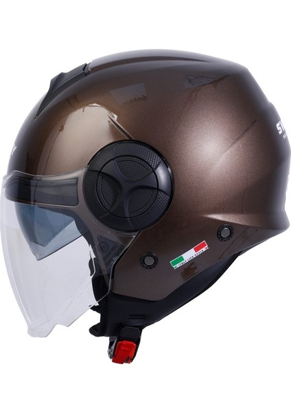 Sw 737 Kahverengi Yarım Kask