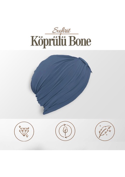 Köprülü Bone- Tesettür Bone - Bone Eşarp- Hazır Bone Şal- Tasarım Bone Modelleri