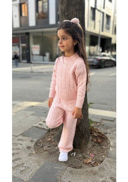 Kız Örme Triko Takım