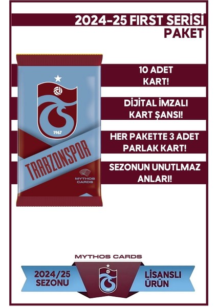 Mythos Cards Trabzonspor 2024-25 Mythos First