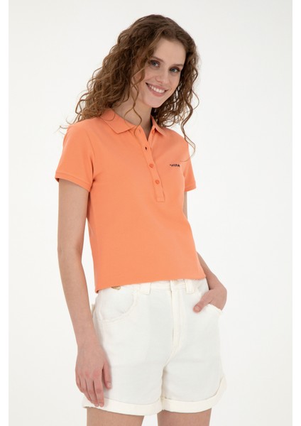 Kadın Somon Tişört Basic 50285846-VR047 modelleri