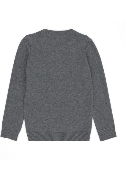 Erkek Çocuk Gri Melanj Kazak /Triko 50271368-VR086 fiyatları