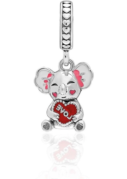 925 Ayar Gümüş Sallantılı Love Charm