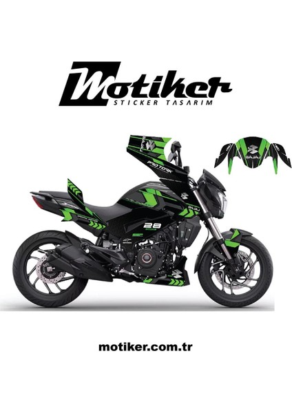 Dominar Arrow Model Parça Sticker Etiket Kaplama Modeli