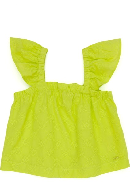 Kız Çocuk Citron Gömlek Desenli 50264228-VR168