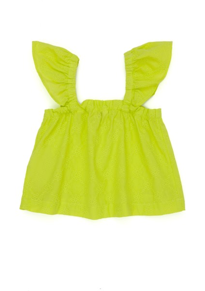 Kız Çocuk Citron Gömlek Desenli 50264228-VR168