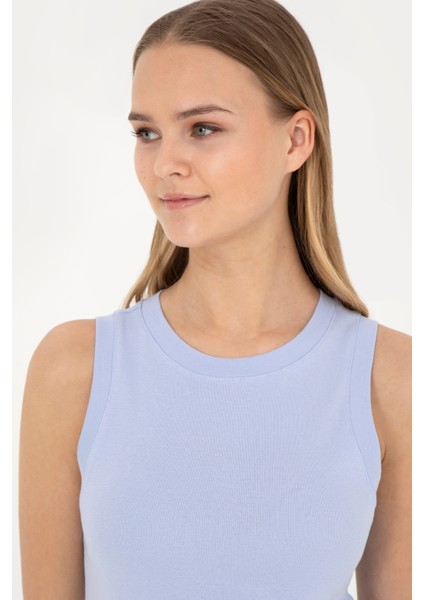 Kadın Mavi T-Shirt 50285852-VR036