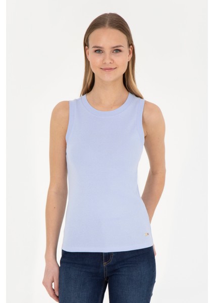 Kadın Mavi T-Shirt 50285852-VR036 modelleri