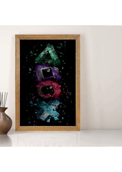 Tablo, Çerçeveli Cam Tablo 30X45 cm