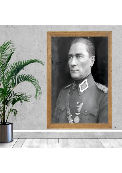 Mustafa Kemal Atatürk Tablo, Çerçeveli Cam Tablo 20X30 cm fiyatları