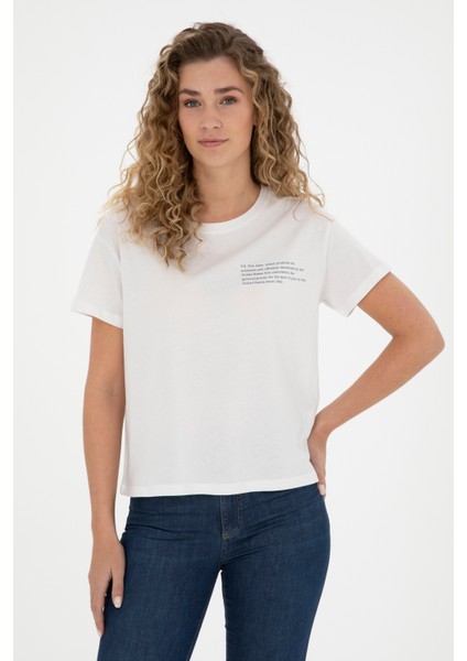 Kadın Ekru Tişört 50282900-VR019 modelleri