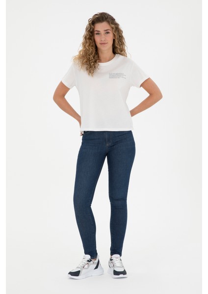 Kadın Ekru Tişört 50282900-VR019 fırsatları