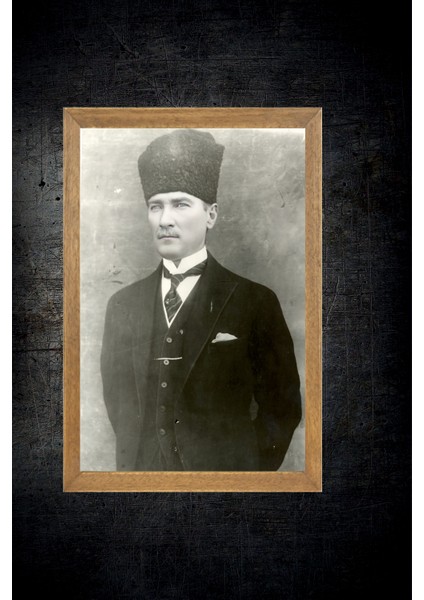 Mustafa Kemal Atatürk Tablo, Çerçeveli Cam Tablo 20X30 cm fırsatları