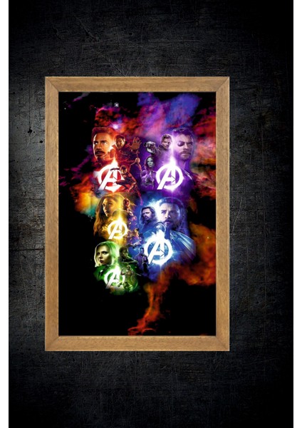 Marvel Tablo, Çerçeveli Cam Tablo 20X30 cm fırsatları