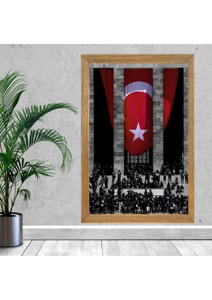 Anıtkabir Tablo, Çerçeveli Cam Tablo 20X30 cm fiyatları