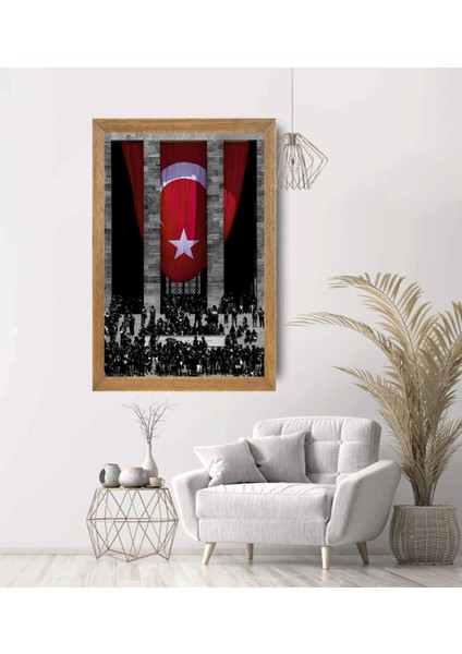 Anıtkabir Tablo, Çerçeveli Cam Tablo 20X30 cm modelleri