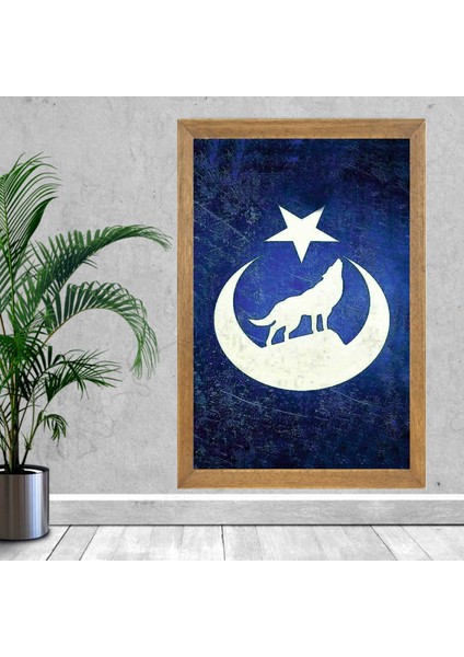 Türk Bayrağı, Türkçü Tablo, Çerçeveli Cam Tablo 20X30 cm fiyatları