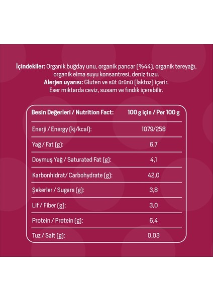 Organik Pancarlı Cips 55 G