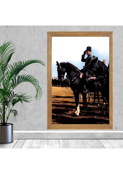 Mustafa Kemal Atatürk Tablo, Çerçeveli Cam Tablo 30X45 cm fiyatları