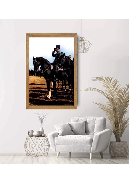 Mustafa Kemal Atatürk Tablo, Çerçeveli Cam Tablo 30X45 cm modelleri