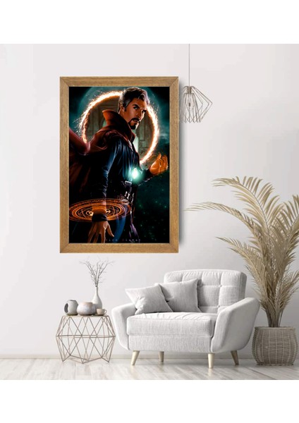 Marvel Doctor Strange Tablo, Çerçeveli Cam Tablo 30X45 cm modelleri