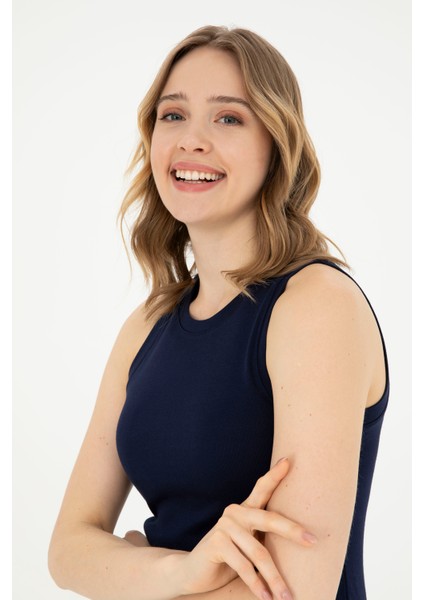 Kadın Lacivert Tişört Basic 50280072-VR033 fiyatları