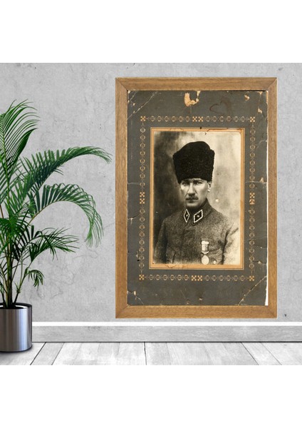 Mustafa Kemal Atatürk Tablo, Çerçeveli Cam Tablo 30X45 cm fiyatları