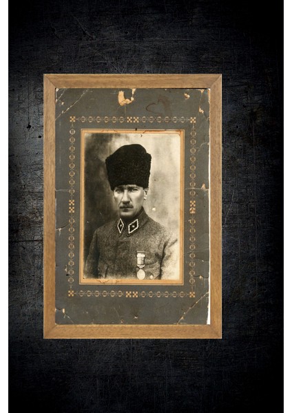 Mustafa Kemal Atatürk Tablo, Çerçeveli Cam Tablo 30X45 cm fırsatları