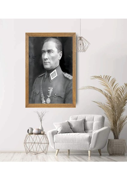 Mustafa Kemal Atatürk Tablo, Çerçeveli Cam Tablo 30X45 cm modelleri