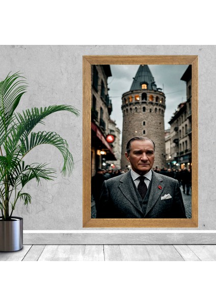 Mustafa Kemal Atatürk Tablo, Çerçeveli Cam Tablo 20X30 cm fiyatları