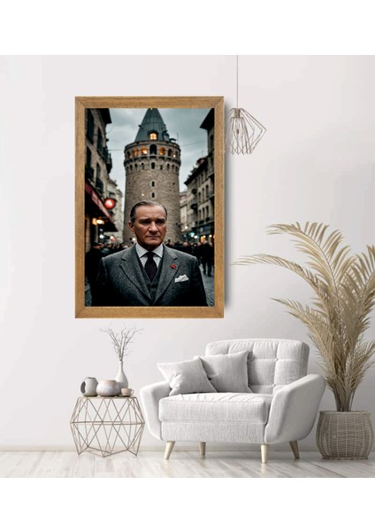 Mustafa Kemal Atatürk Tablo, Çerçeveli Cam Tablo 20X30 cm modelleri