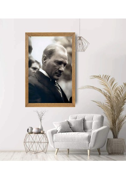 Mustafa Kemal Atatürk Tablo, Çerçeveli Cam Tablo 30X45 cm modelleri