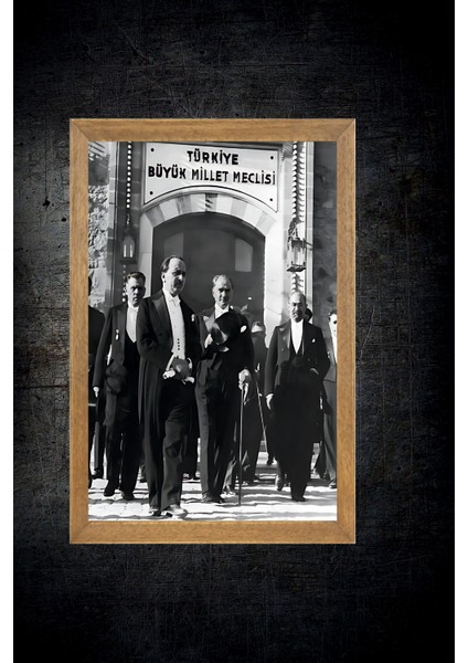 Mustafa Kemal Atatürk Tablo, Çerçeveli Cam Tablo 30X45 cm fırsatları