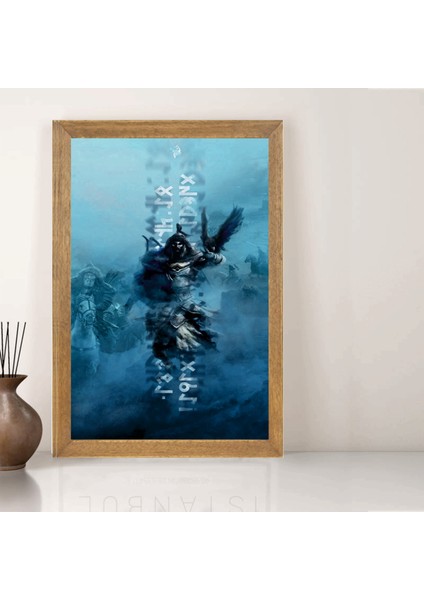 Türkçü Tablo, Çerçeveli Cam Tablo 30X45 cm