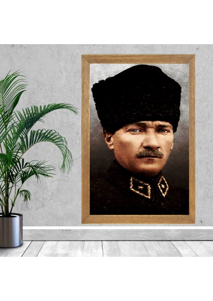 Mustafa Kemal Atatürk Tablo, Çerçeveli Cam Tablo 30X45 cm fiyatları