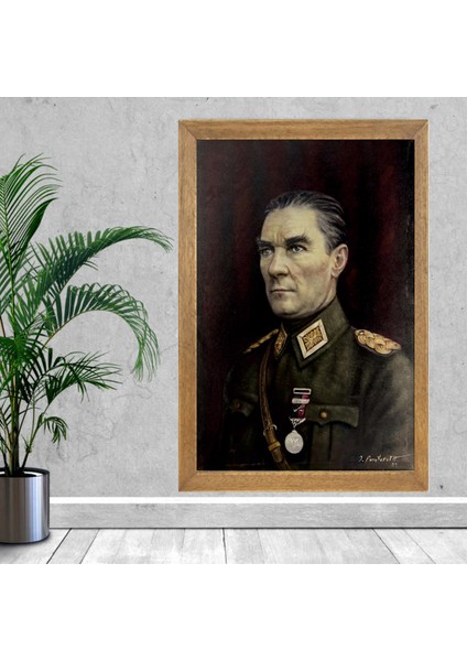 Mustafa Kemal Atatürk Tablo, Çerçeveli Cam Tablo 30X45 cm fiyatları