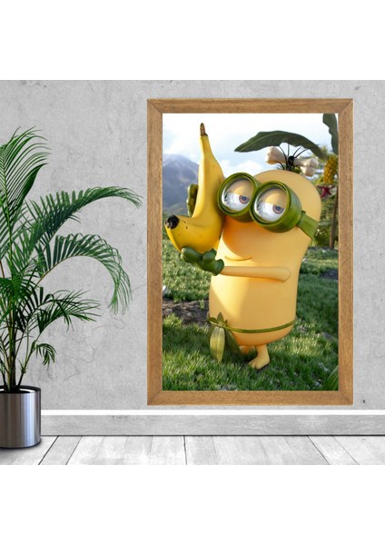 Minnions Tablo, Çerçeveli Cam Tablo 20X30 cm fiyatları