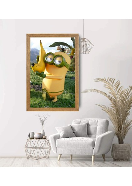 Minnions Tablo, Çerçeveli Cam Tablo 20X30 cm modelleri