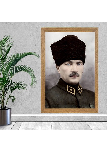 Mustafa Kemal Atatürk Tablo, Çerçeveli Cam Tablo 20X30 cm fiyatları