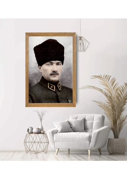 Mustafa Kemal Atatürk Tablo, Çerçeveli Cam Tablo 20X30 cm modelleri