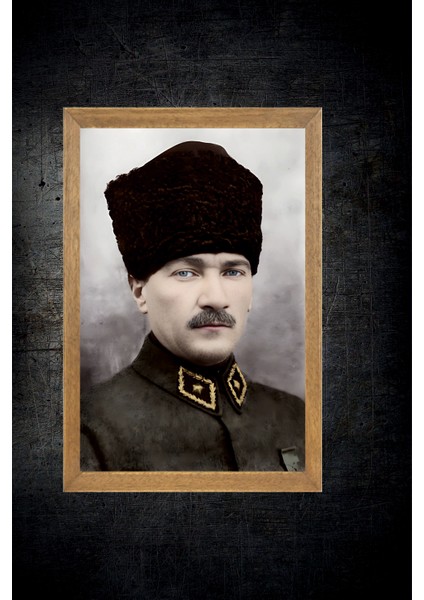 Mustafa Kemal Atatürk Tablo, Çerçeveli Cam Tablo 20X30 cm fırsatları