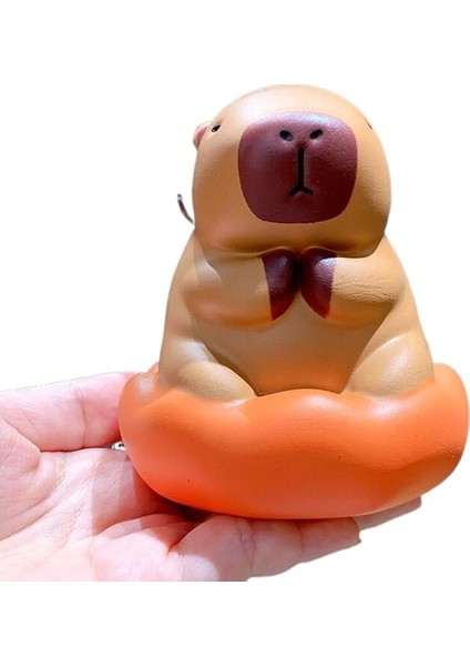 Peluş Kapibara Üfleme Kabarcıklar Sevimli Anahtarlık (Yurt Dışından)