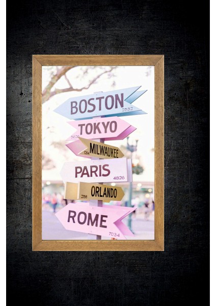 Tablo, Çerçeveli Cam Tablo 20X30 cm fırsatları