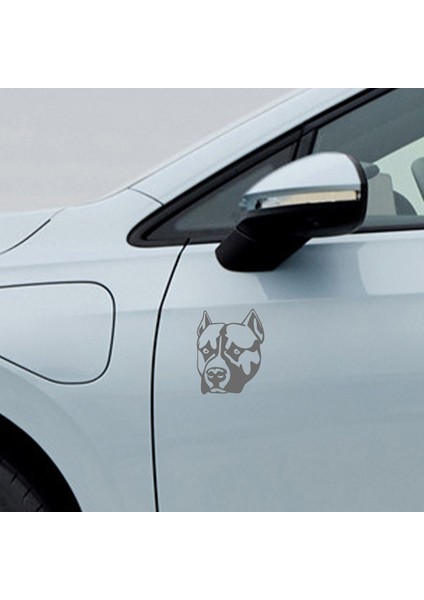 Pitbull Sticker - Köpek Sticker - Oto Sticker - Araba Sticker - Araç Sticker - Oto Aksesuar
