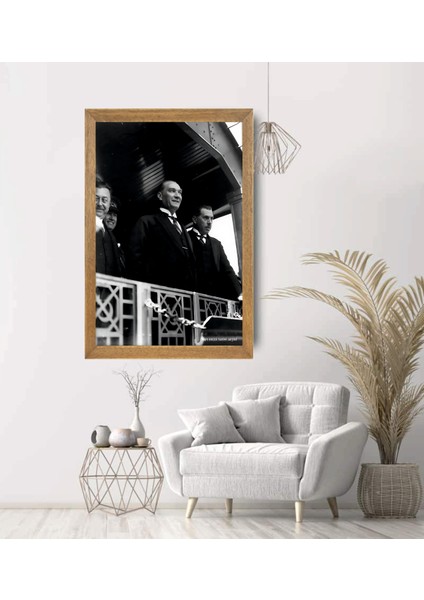 Mustafa Kemal Atatürk Tablo, Çerçeveli Cam Tablo 20X30 cm modelleri