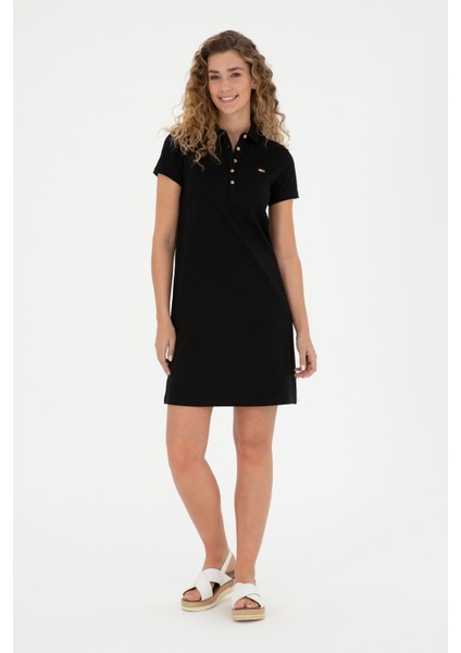 Kadın Siyah Elbise (Örme) 50285859-VR046 fırsatları