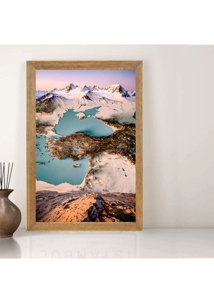 Türkiye Tablo, Çerçeveli Cam Tablo 30X45 cm