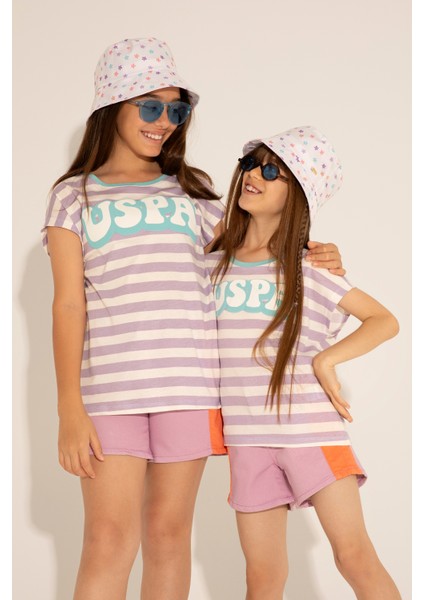 Kız Çocuk Lila Tişört 50288409-VR034